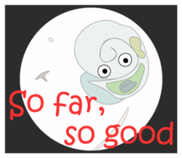 The world of the microbe sticker #9665459