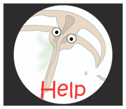 The world of the microbe sticker #9665465