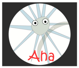 The world of the microbe sticker #9665466