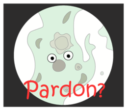 The world of the microbe sticker #9665469