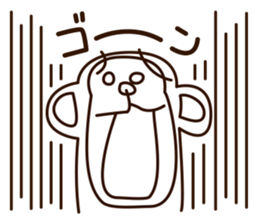 Kotatsu of a monkey sticker #9666008