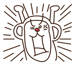 Kotatsu of a monkey sticker #9666023