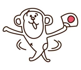Kotatsu of a monkey sticker #9666030