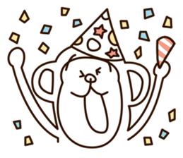 Kotatsu of a monkey sticker #9666031