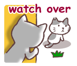 For cats (English) sticker #9666238