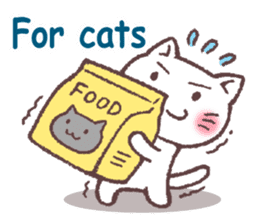 For cats (English) sticker #9666239