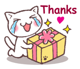 For cats (English) sticker #9666240