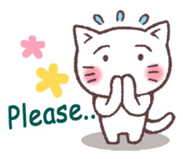 For cats (English) sticker #9666258
