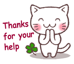 For cats (English) sticker #9666261
