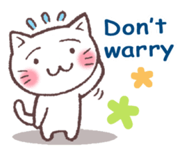 For cats (English) sticker #9666265