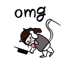 charm cat sticker #9667089