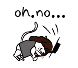 charm cat sticker #9667090