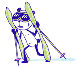 dainapanda ski & snowboard sticker #9667319
