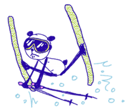 dainapanda ski & snowboard sticker #9667321
