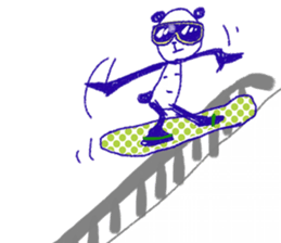 dainapanda ski & snowboard sticker #9667323