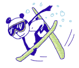 dainapanda ski & snowboard sticker #9667324