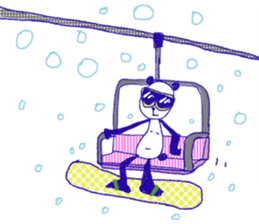 dainapanda ski & snowboard sticker #9667326