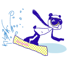 dainapanda ski & snowboard sticker #9667330