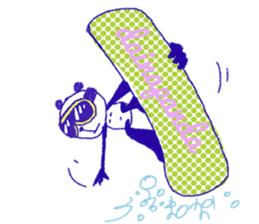 dainapanda ski & snowboard sticker #9667331