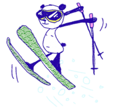 dainapanda ski & snowboard sticker #9667332