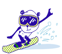 dainapanda ski & snowboard sticker #9667336