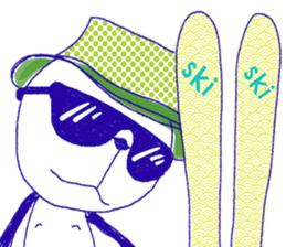 dainapanda ski & snowboard sticker #9667337