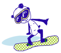 dainapanda ski & snowboard sticker #9667344