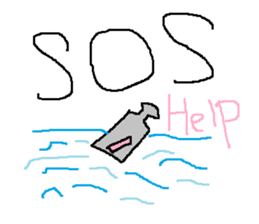 Infant writing word message17 sticker #9667403