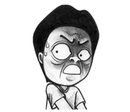 Unusual girl & Weird boy sticker #9667515