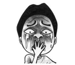 Unusual girl & Weird boy sticker #9667516