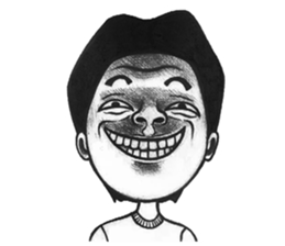 Unusual girl & Weird boy sticker #9667524