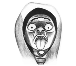 Unusual girl & Weird boy sticker #9667527