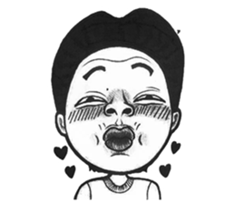 Unusual girl & Weird boy sticker #9667531