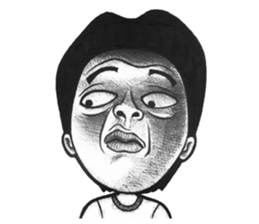 Unusual girl & Weird boy sticker #9667532