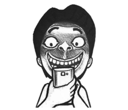 Unusual girl & Weird boy sticker #9667534