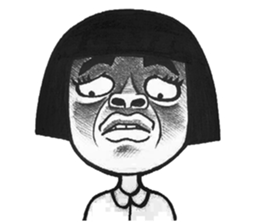 Unusual girl & Weird boy sticker #9667536