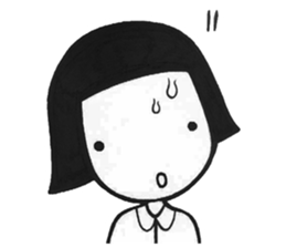 Unusual girl & Weird boy sticker #9667538