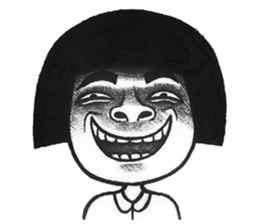 Unusual girl & Weird boy sticker #9667540