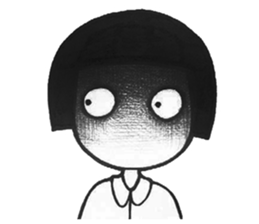 Unusual girl & Weird boy sticker #9667542