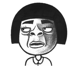 Unusual girl & Weird boy sticker #9667543