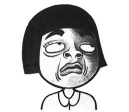 Unusual girl & Weird boy sticker #9667544