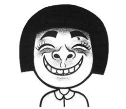 Unusual girl & Weird boy sticker #9667546