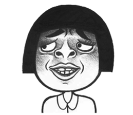 Unusual girl & Weird boy sticker #9667547