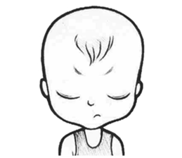 Unusual girl & Weird boy sticker #9667550