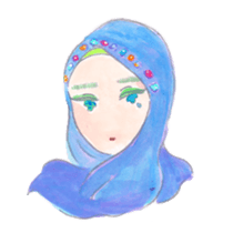 Indonesian/Japanese girls Sticker sticker #9668206