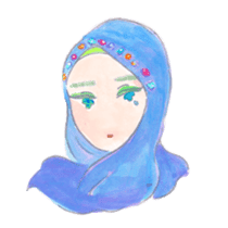 Indonesian/Japanese girls Sticker sticker #9668206