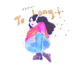 Indonesian/Japanese girls Sticker sticker #9668216