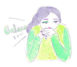 Indonesian/Japanese girls Sticker sticker #9668218