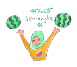 Indonesian/Japanese girls Sticker sticker #9668219