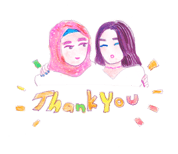 Indonesian/Japanese girls Sticker sticker #9668222